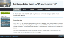 Tablet Screenshot of apex-reports.com